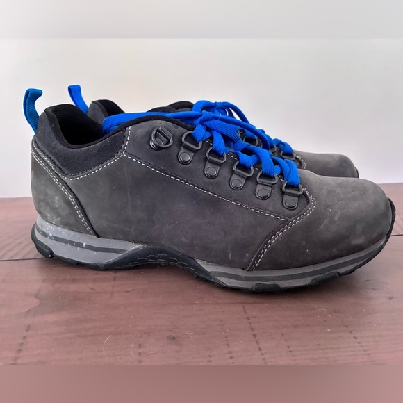 L.L. Bean Men’s Dark Gray Leather Hiking Shoes - Size 8 - Picture 1 of 9